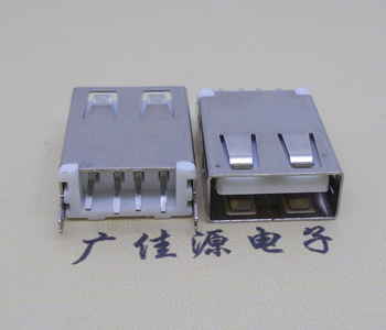 顺德USB AF立式 直插 加长款17.5MM 大电流3A插座