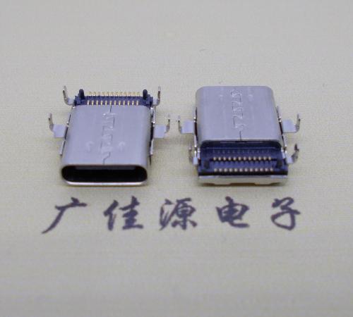 顺德沉板usb 3.1 type-c24p母座双排贴板L=12.8mm