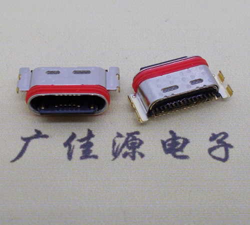 顺德防水沉板usb type-c16p母座连接器