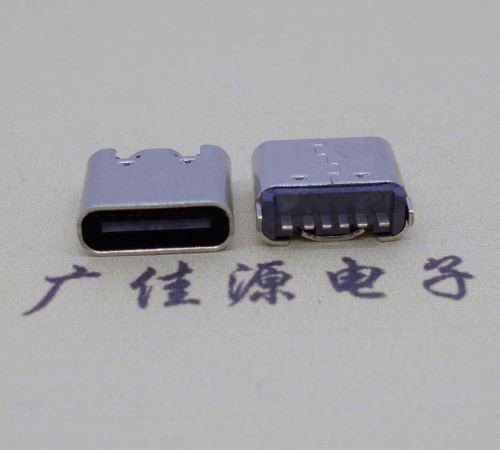 顺德立式插板usb type-c6p母座