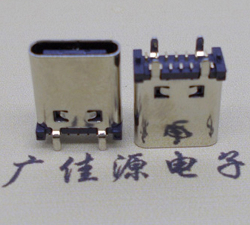 顺德立式贴板type-c14p母座长10.0mm