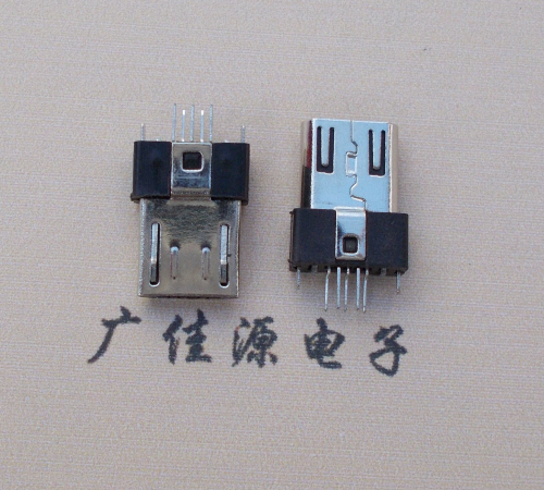 顺德MICRO USB2.0插头.带卡勾-无卡勾夹板公头