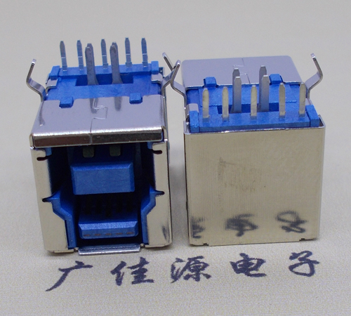 顺德BF/USB 3.0接口母座.90度卧插9pin连接器