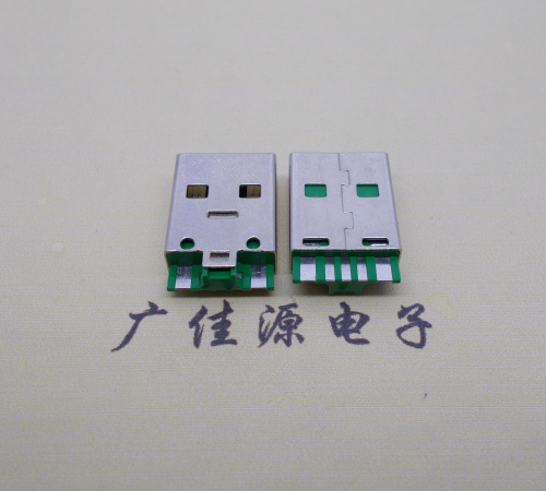 顺德usb5a公头.5p焊线带ic.大电流oppo闪充