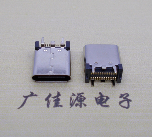 顺德立式type c24p母座立贴高8.8-9.3-10.0-10.5mm