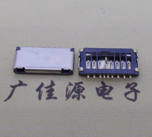 顺德 TF短体卡座 卡槽1.5侧PIN针micro检测卡座厂家直销